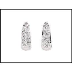 14K White Gold Diamond Earrings #1697379