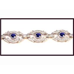 Superb Sapphire Diamond Bracelet was $7,300 #1697394