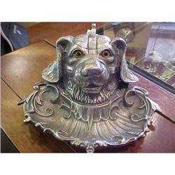 VICTORIAN DOG INKWELL #1697495