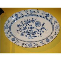 MEISSEN ONION PATTERN PLATTER #1697502