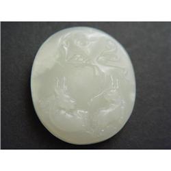 Chinese carved  jade  Pendant #1697507