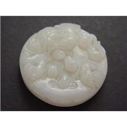 Chinese carved  jade  Pendant #1697517