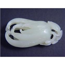 Chinese carved jade BODH Hand  #1697519