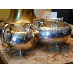 IMPERIAL RUSSIAN FABERGE STY. CREAM AND SUGAR #1697522