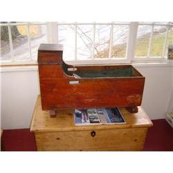 Childs rocking  cradle, painted, English #1697587