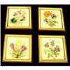 Image 1 : Set of (4) Rosenthal Hand-Painted Tiles #1697658