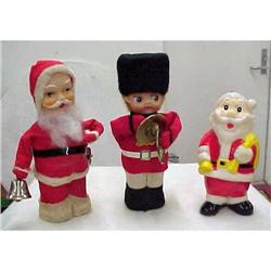 3 Windup Santa Claus Toys #1697664