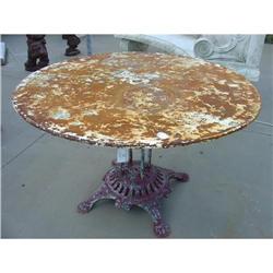 Early 1900's Metal Garden Table from France #1697676