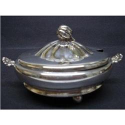 CORONET FOOTED COVERED BUTTER DISH #1711694
