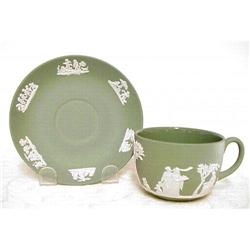 Jasperware Tea Cup & Saucer - Wedgwood  #1711710