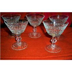 Vintage Waterford Crystal Five Sherberts #1711746