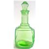 Image 1 : Hocking Grn Depression Glass Art Deco Decanter #1711850