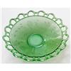 Image 1 : Elegant Depression Glass Openwork Etched Bowl #1711945