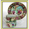 Image 1 : CHINESE FAMILLE ROSE CUP SAUCER C1820 FIGURES #1712700