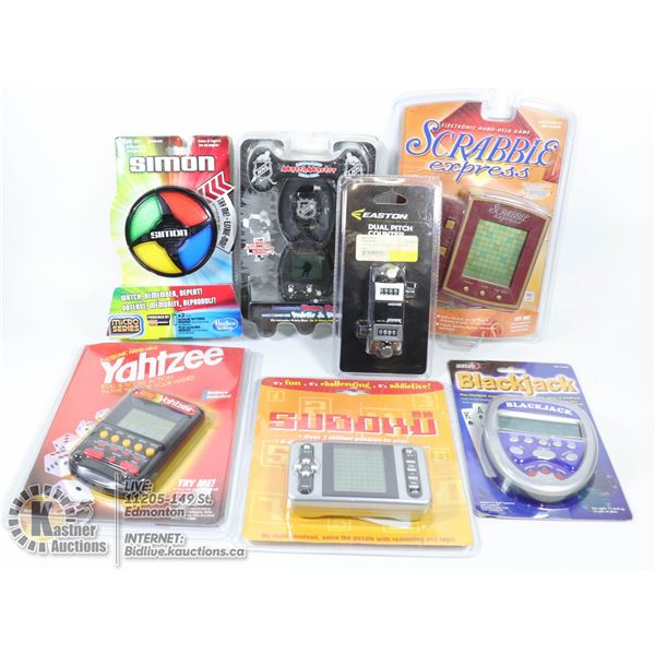 SEALED 6 HANDHELD ELECTRONIC