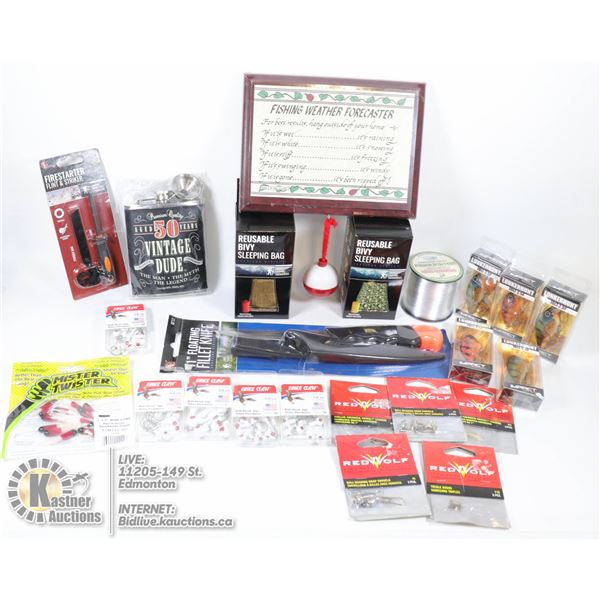 NEW FISHING ITEMS EAGLE CLAW, REDWOLF