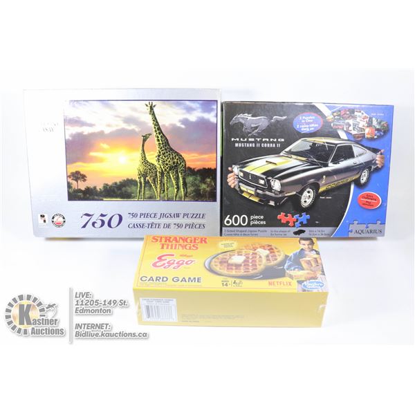 LOT OF 2 PUZZLES-UNOPENED