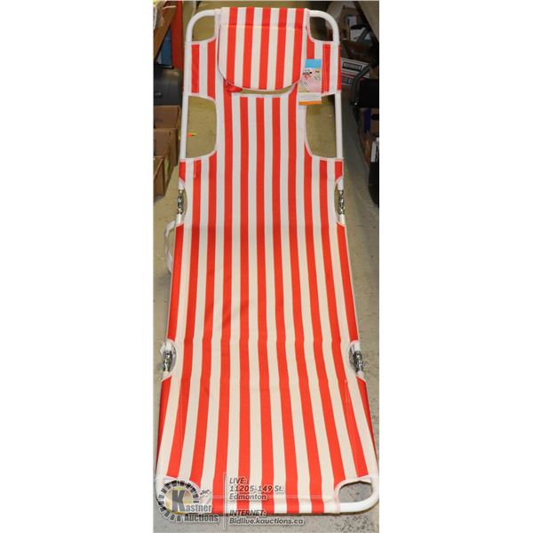 NEW BEACH LOUNGER. OUTDOORS.