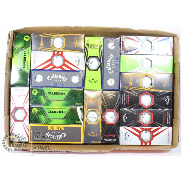 FLAT CALLAWAY RECLAIMED GOLF BALLS