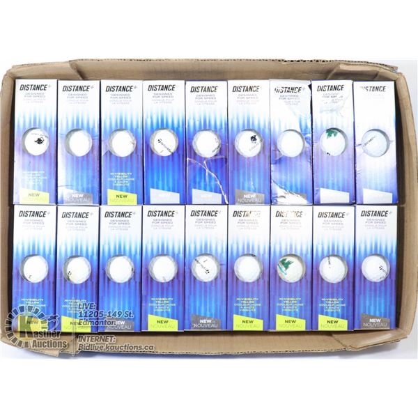 FLAT TAYLORMADE DISTANCE RECLAIMED GOLF BALLS