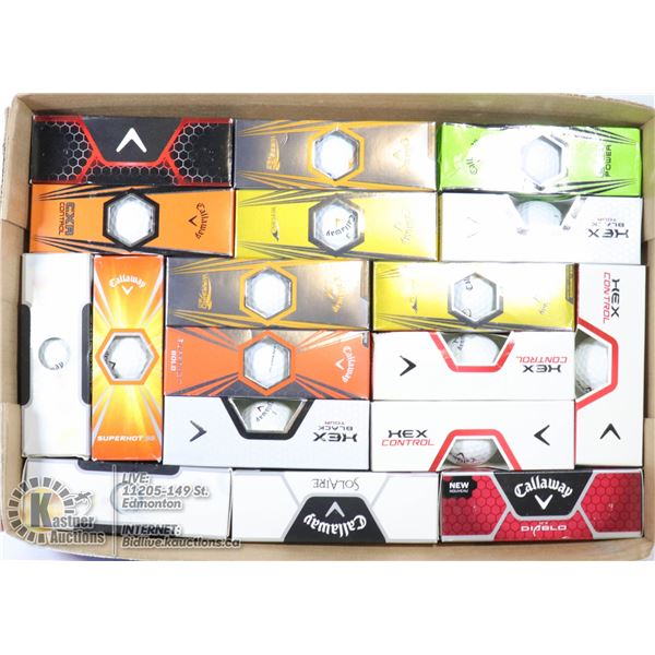 FLAT CALLAWAY RECLAIMED GOLF BALLS