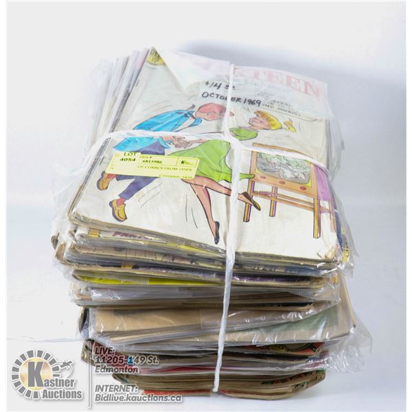 LARGE LOT OF COMICS FROM 1950'S TO 80'S