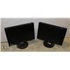 Image 1 : WORKING-PAIR OF ASUS 19" LCD COMPUTER MONITORS