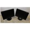 Image 1 : WORKING-PAIR OF ASUS 19" LCD COMPUTER MONITORS