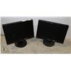 Image 1 : WORKING-PAIR OF ASUS 19" LCD COMPUTER MONITORS