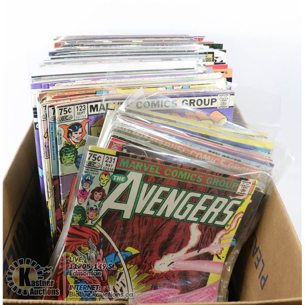 COMICS BOX - OVER 100 MARVEL DC MISC COMIC BOOKS