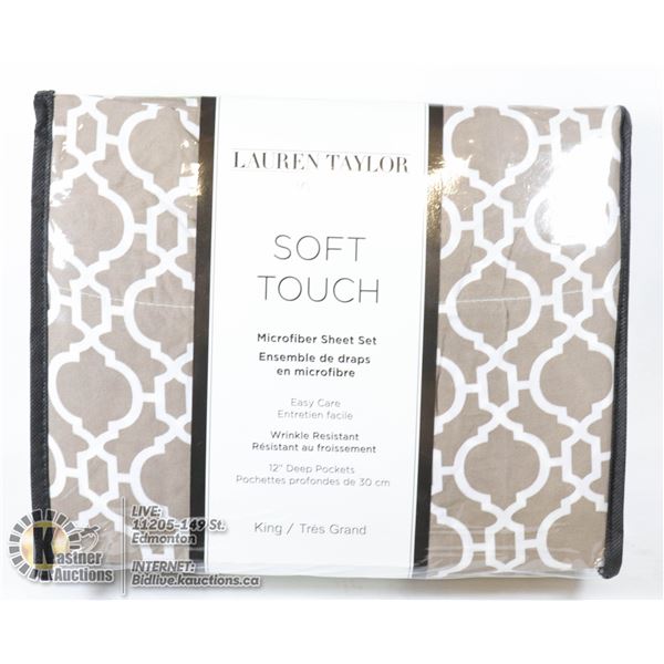 NEW KING SIZE MICROFIBER SHEET SET