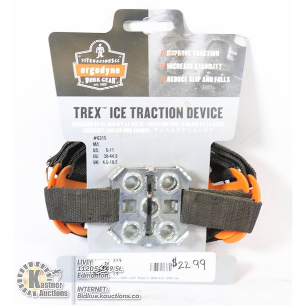 PAIR OF ERGODYNE TREKS ICE TRACTION DEVICES