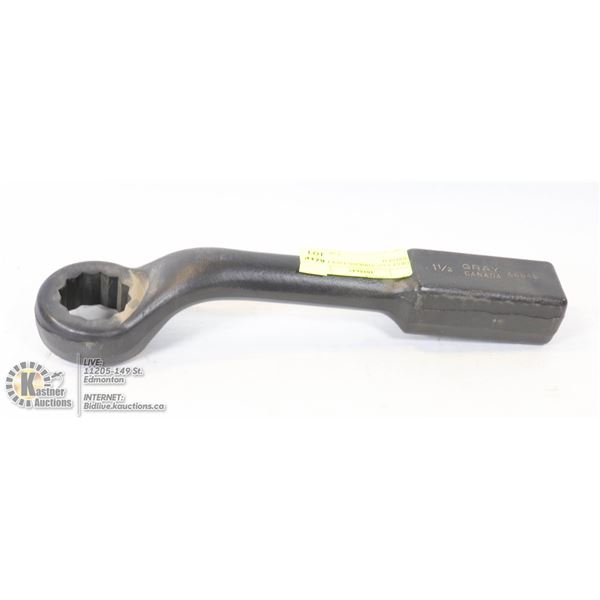 GRAY 1-1/2" STRIKING FACE BOX WRENCH