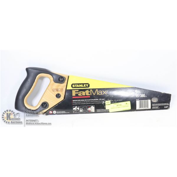 STANLEY FAT MAX 15" HAND SAW
