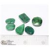 Image 1 : #101-GREEN EMERALD GEMSTONES 61.55ct