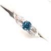 Image 2 : 10K WHITE GOLD BLUE DIAMOND(0.45CT,I2) DIAMOND