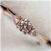 Image 1 : 10K ROSE GOLD DIAMOND(0.3CT,I1,I) DIAMOND