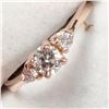 Image 2 : 10K ROSE GOLD DIAMOND(0.3CT,I1,I) DIAMOND