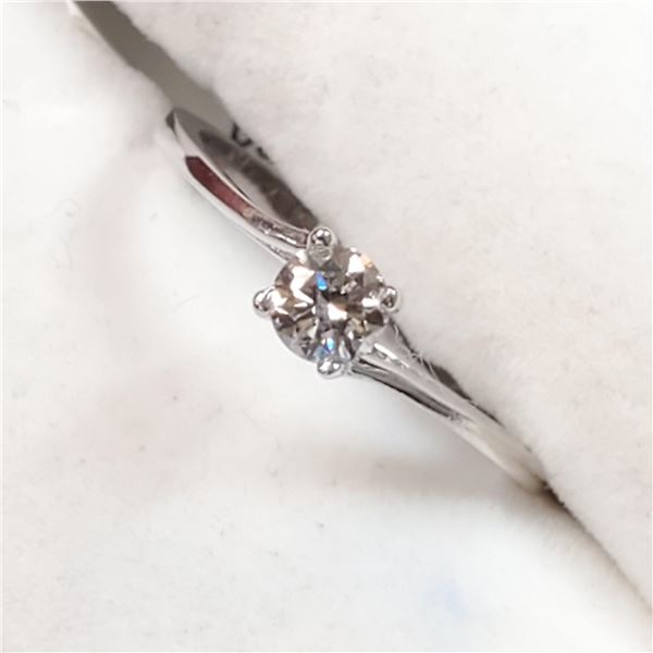 PT DIAMOND(0.25CT,SI2,H) "PT950" RING (~SIZE 6)