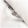 Image 1 : PT DIAMOND(0.25CT,SI2,H) "PT950" RING (~SIZE 6)