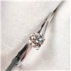 Image 2 : PT DIAMOND(0.25CT,SI2,H) "PT950" RING (~SIZE 6)