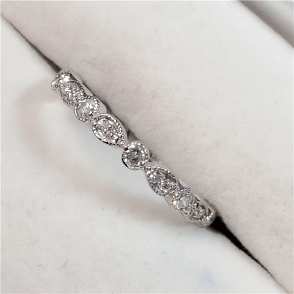 10K WHITE GOLD DIAMOND(0.27CT,I1-I2,G-H) RING