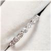Image 2 : 10K WHITE GOLD DIAMOND(0.27CT,I1-I2,G-H) RING
