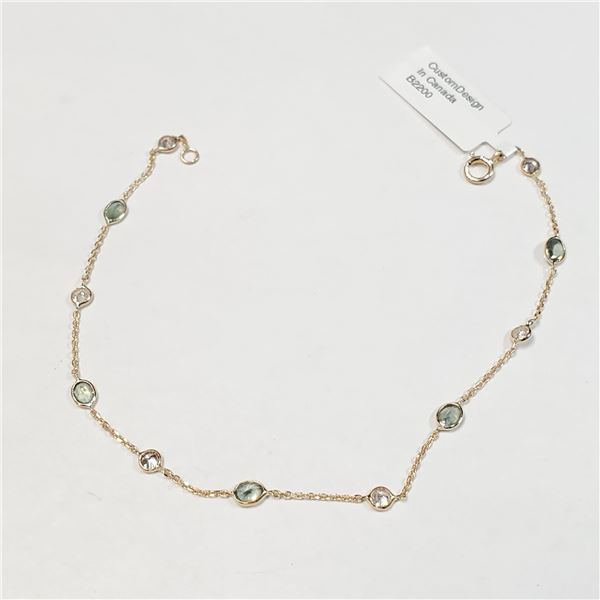 14K YELLOW GOLD ALEXANDRITES (1CT) DIAMOND