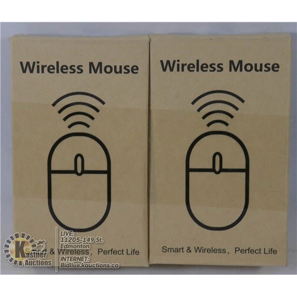 LOT OF 2 WIRELESS MICE