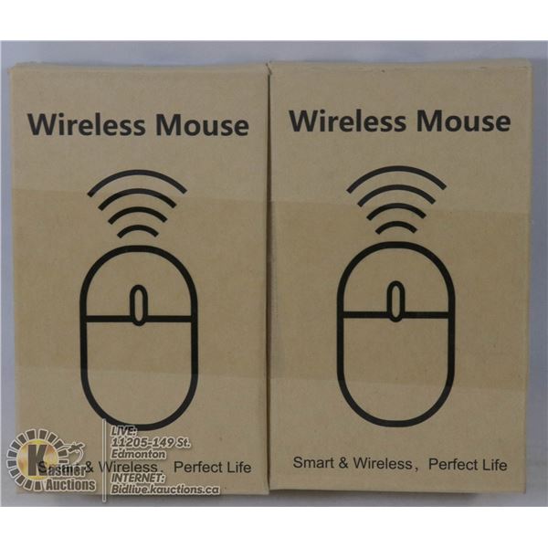 LOT OF 2 WIRELESS MICE