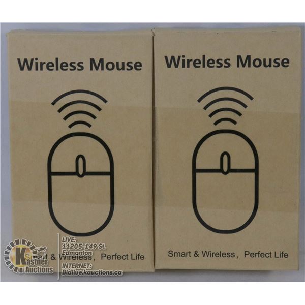 LOT OF 2 WIRELESS MICE