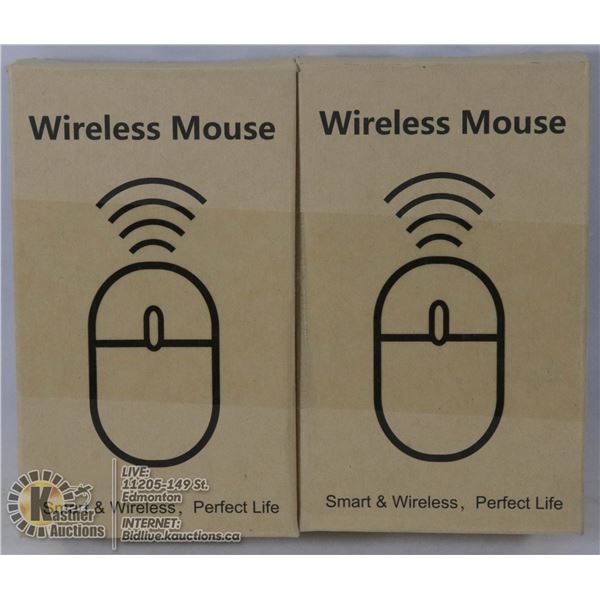 LOT OF 2 WIRELESS MICE