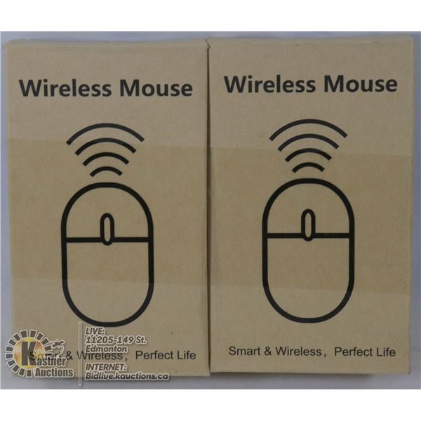 LOT OF 2 WIRELESS MICE