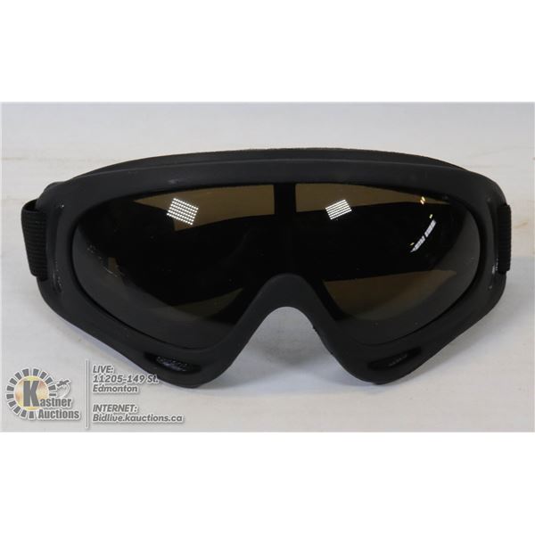 PAIR OF TINTED SPORTS GOGGLES